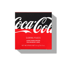 Load image into Gallery viewer, COCA-COLA X MORPHE GLOWING PLACES LOOSE HIGHLIGHTER - BUBBLY BABE